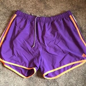 Adidas climatize purple shorts